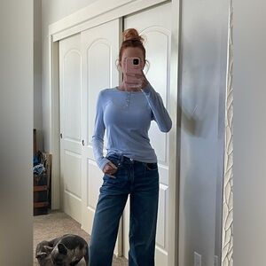 NWT A&F Henley top 🌿